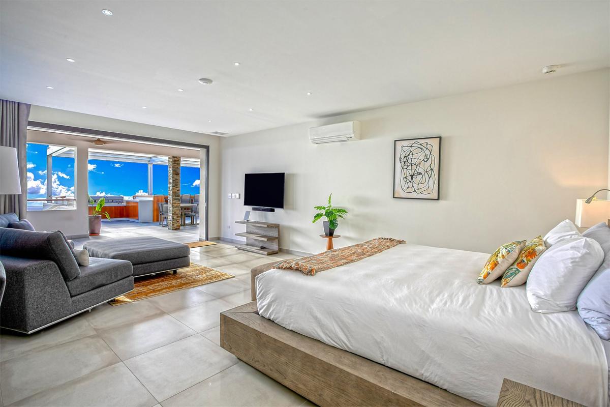 7 bedrooms luxury villa rental St Martin - Bedroom 4